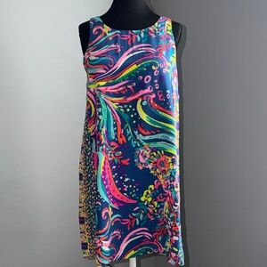 Lilly Pulitzer Jackie 100% Silk Dress Size Small
